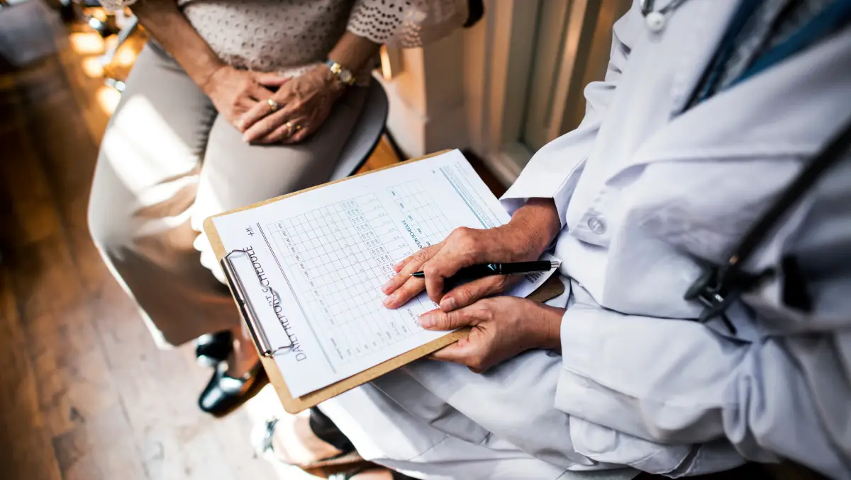 Patient Is Meeting Doctor Patient Is Meeting Doctor